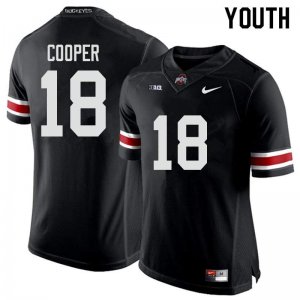 Youth Ohio State Buckeyes #18 Jonathon Cooper Black Nike NCAA College Football Jersey January AET3844PY